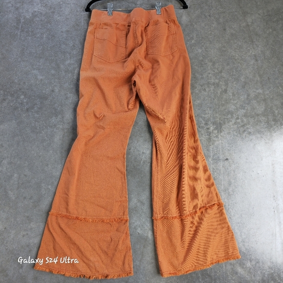 Wearable Pants - Burnt Orange Flared Pants